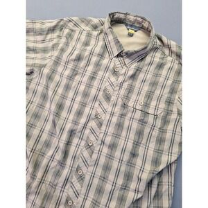 Eddie Bauer Travex Men's Short Sleeve Plaid XLT TXL  Hiking Outdoor Camping